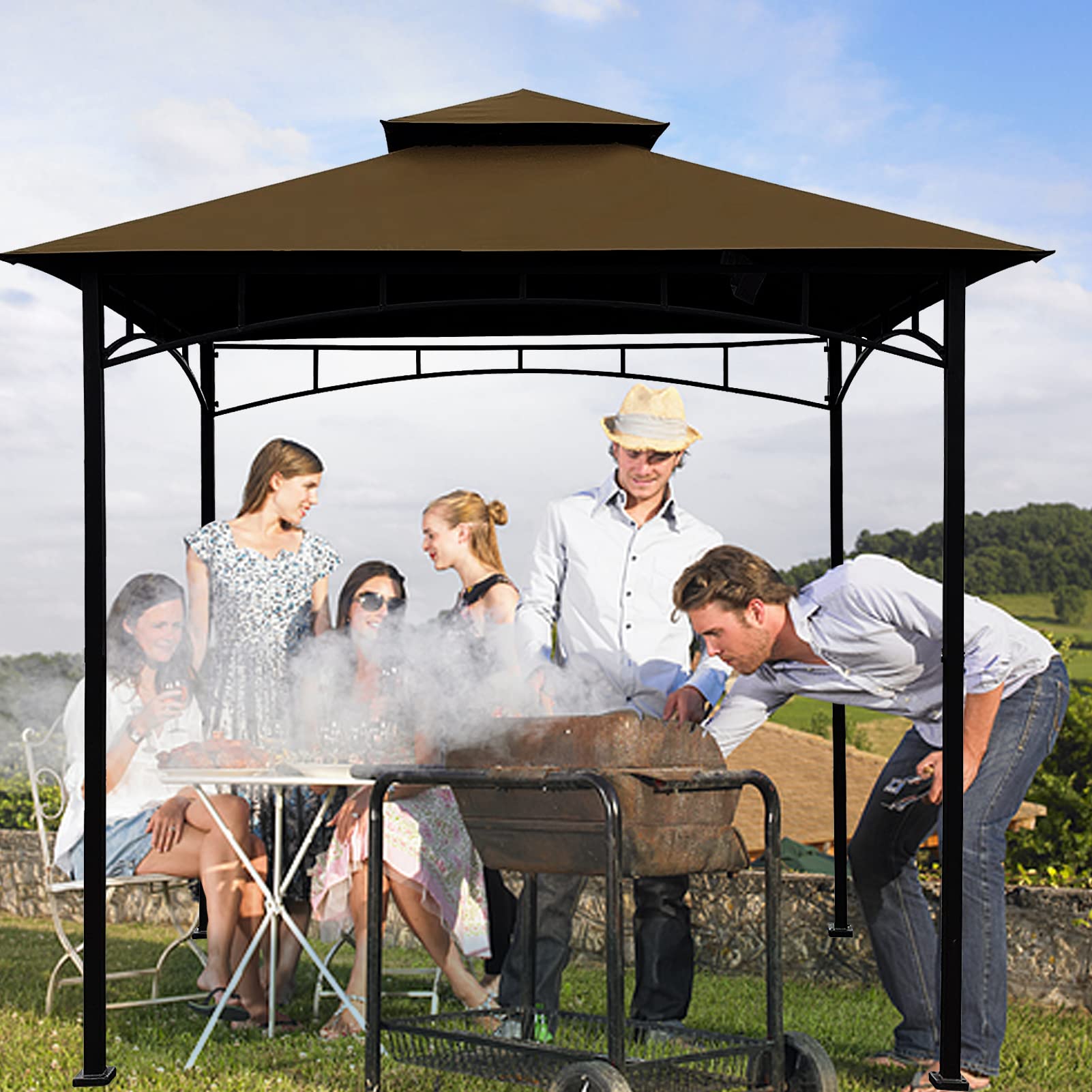 Hugline grill gazebo canopy fits model L-GG001PST-F replacement only