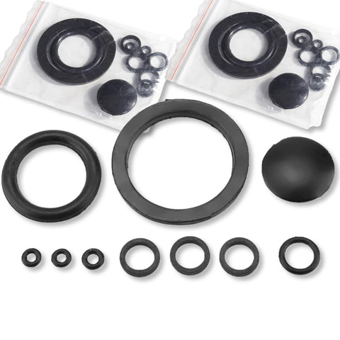 HuGuWdy seal rings 20-pack kit visible with spray nozzle, ensuring reliable sprayer seals.