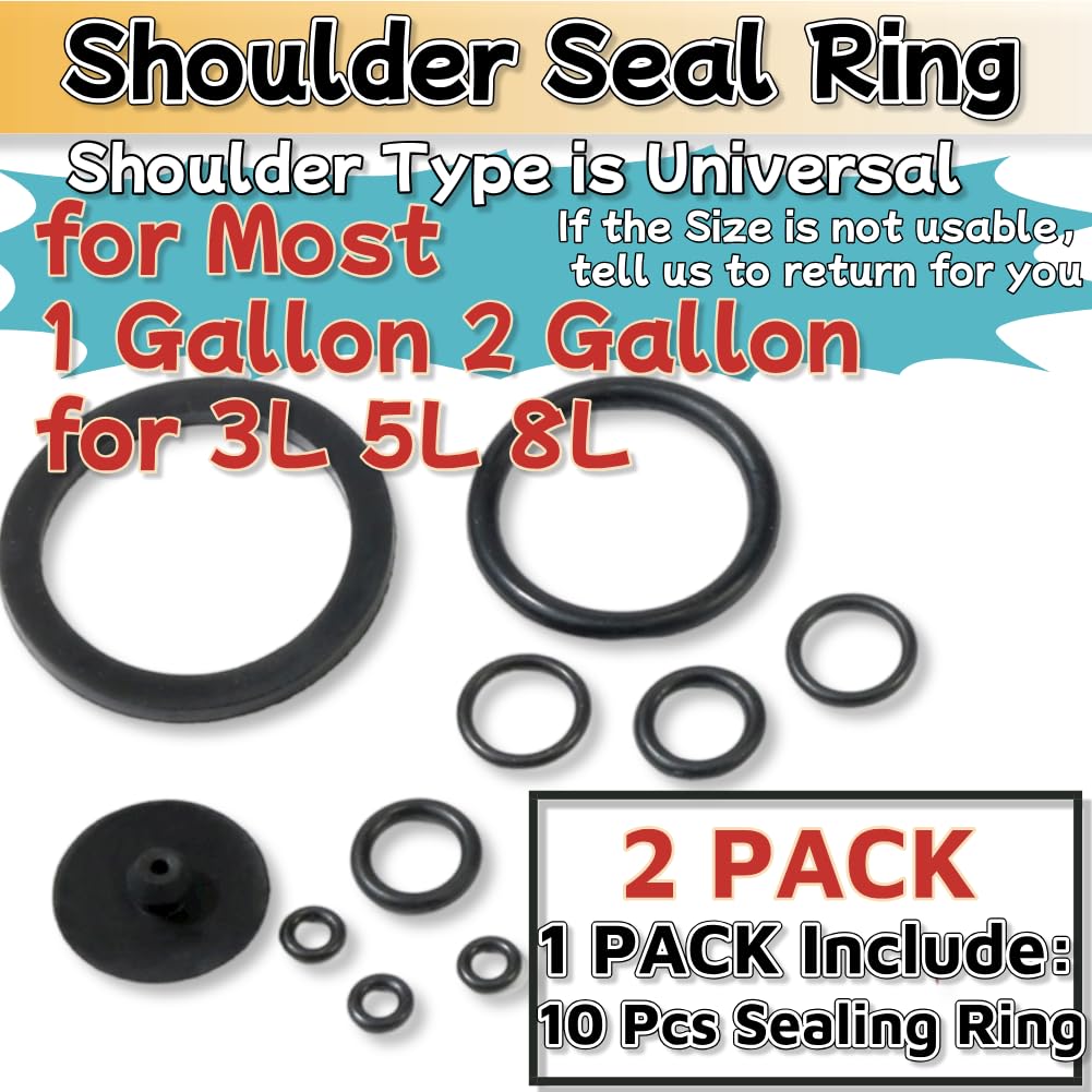 HuGuWdy two-pack seal rings ready for immediate swap during maintenance.