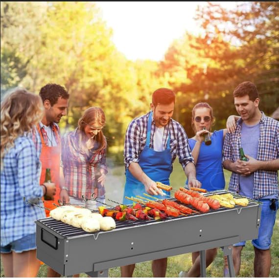 Huipla stainless steel BBQ grill vent system for even heat distribution.