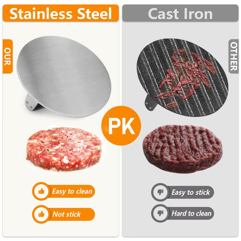 HULISEN bacon press in stainless steel for quick, crispy results.