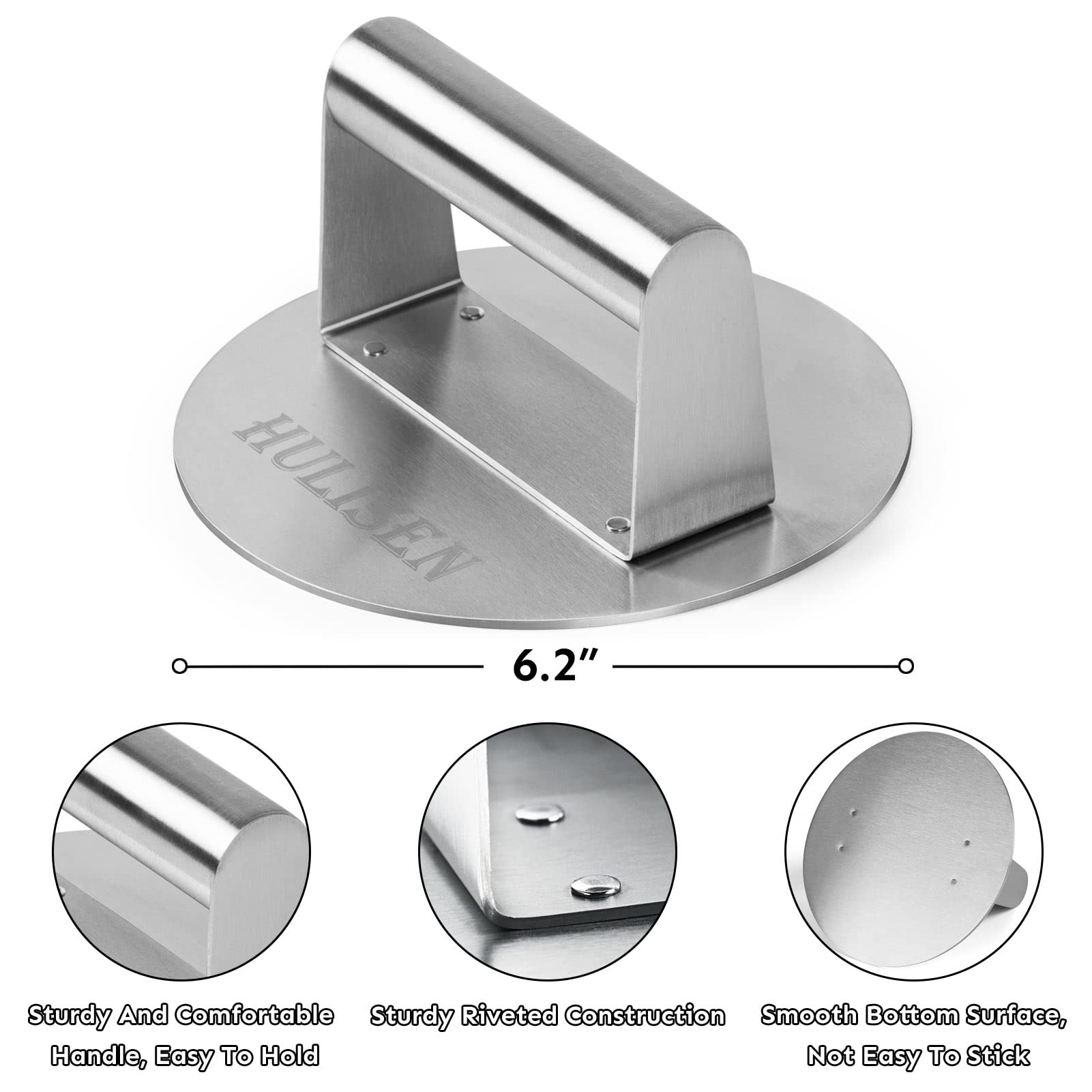 HULISEN 9-inch basting cover concentrates heat for melting and steaming