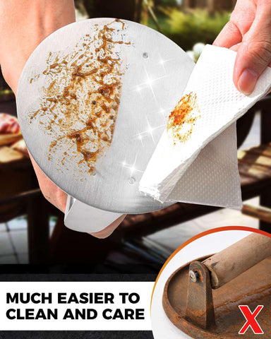 HULISEN burger press dishwasher-safe design simplifies cleanup after cooking