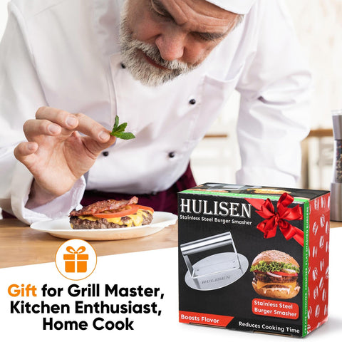 HULISEN press used for bacon, panini, and grilled cheese versatility
