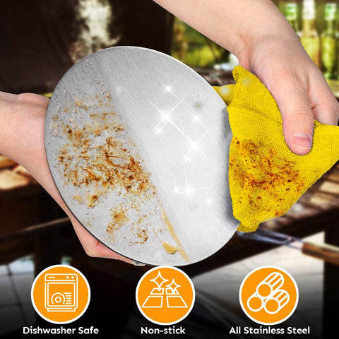 HULISEN press smashes patties to create a crust and seal juices