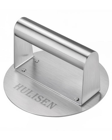 HULISEN burger press round top view shaping even patties for quick meals