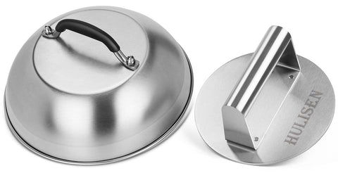 HULISEN cheese melting dome for even burger cheese melt and topping heat