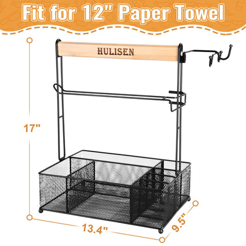 HULISEN Grill Caddy is easy to assemble with included hardware.