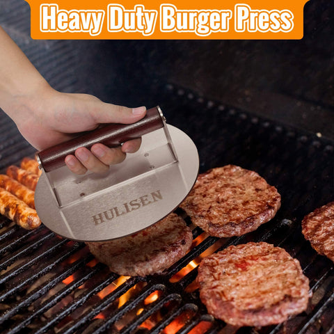 HULISEN melting dome top helps even heat and fast cheese melt.