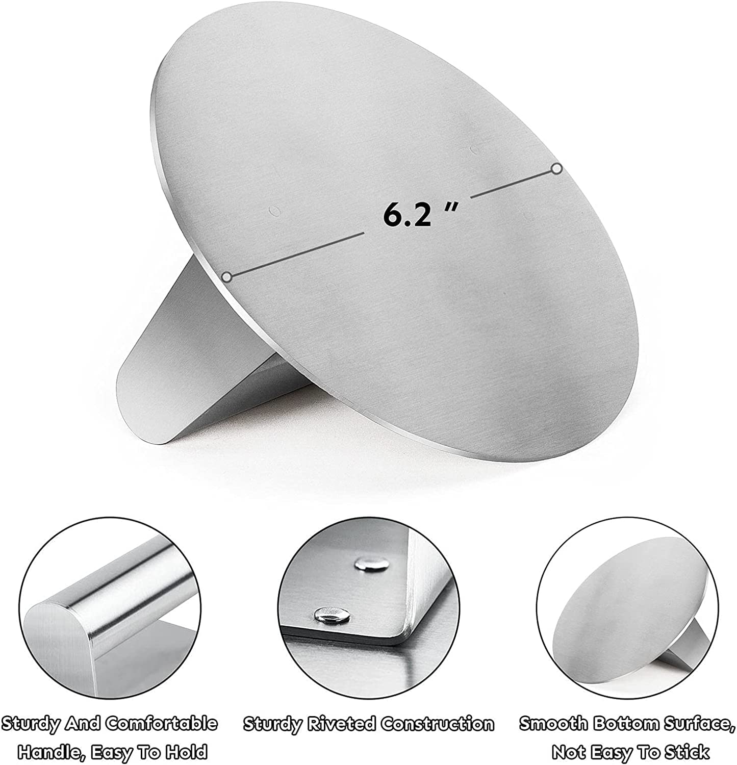 HULISEN stainless steel surface is easy to wipe and nonstick like