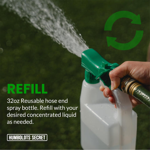 Humboldts Secret built-in 100:1 dilution for efficient product use.