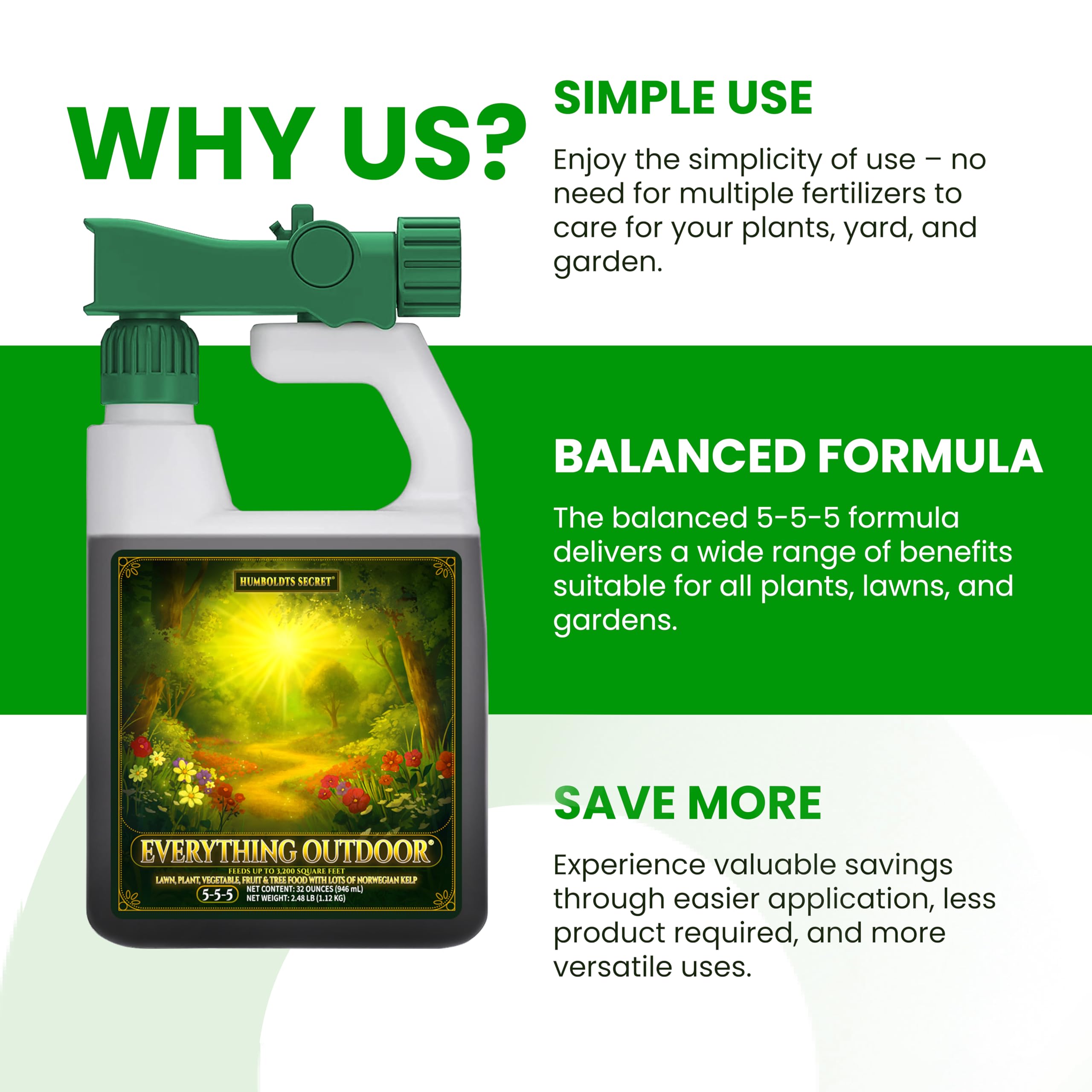 Humboldts Secret Everything Outdoor promotes growth and flowering