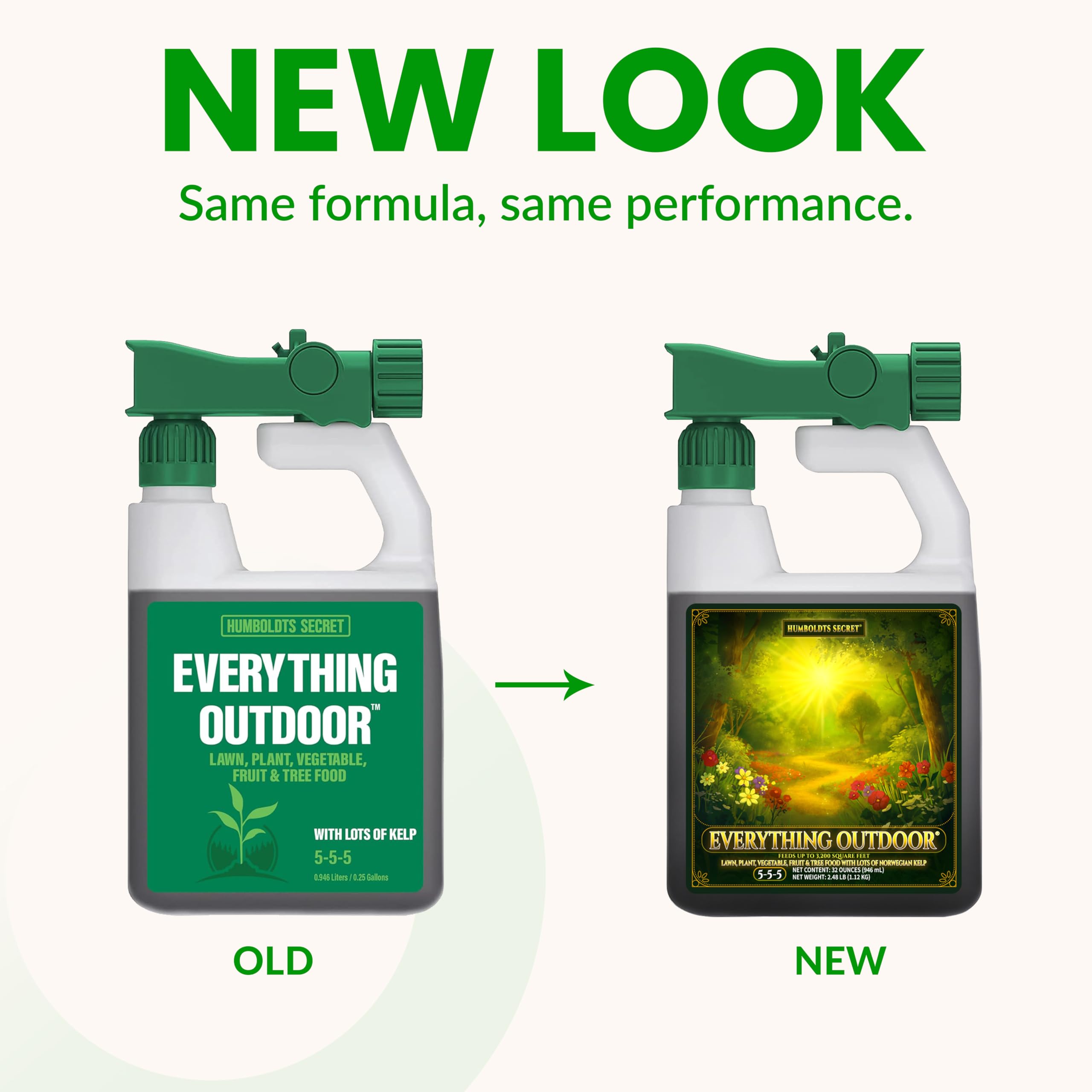 Humboldts Secret Everything Outdoor hose-end spray for quick feeding