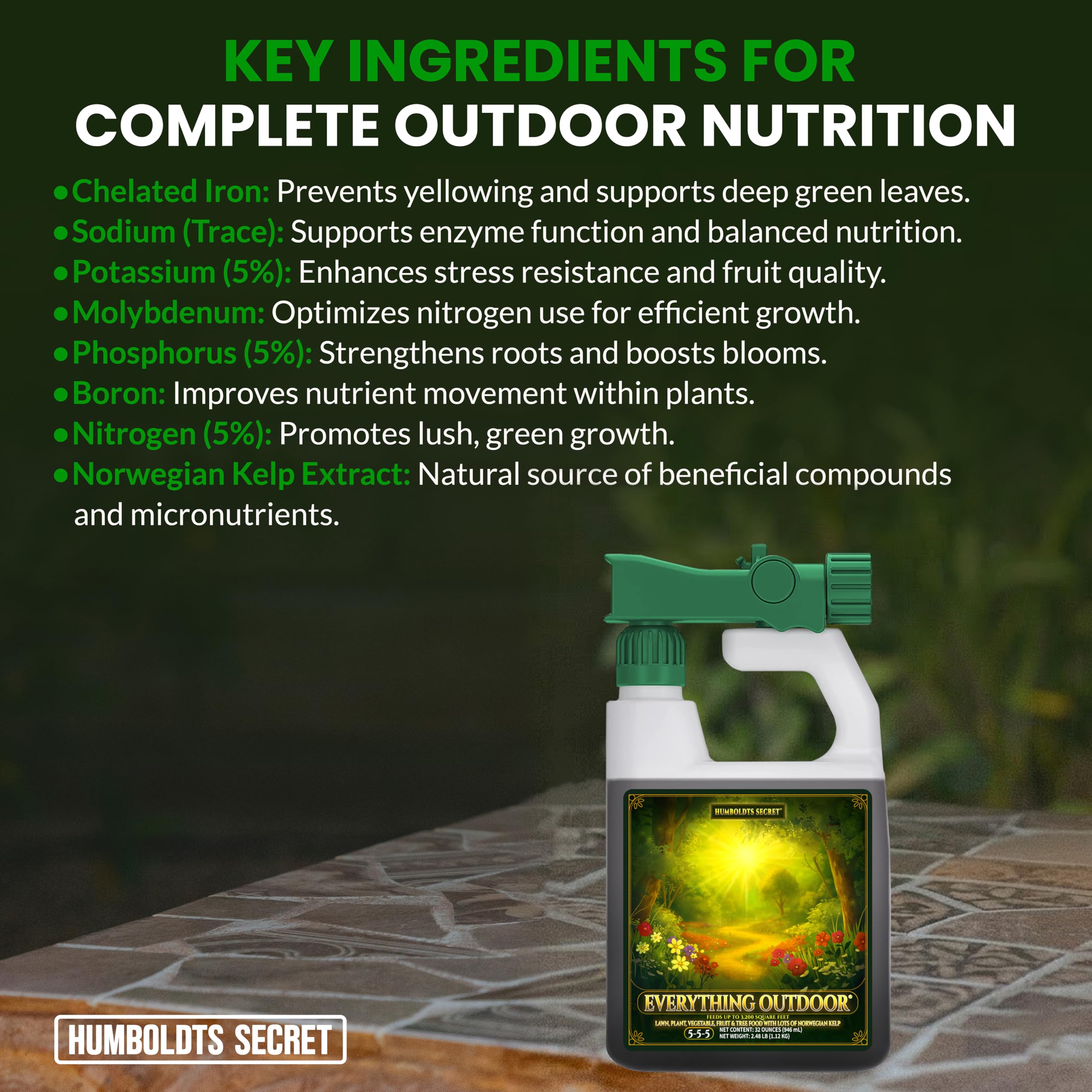 Humboldts Secret Everything Outdoor root health close-up showing strong roots