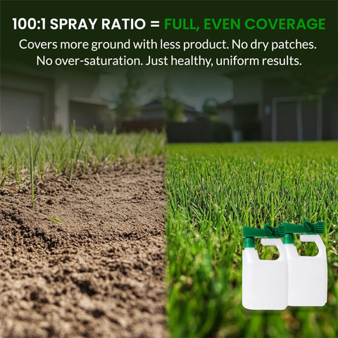 Humboldts Secret quick-connect hose attachment for easy outdoor spraying.