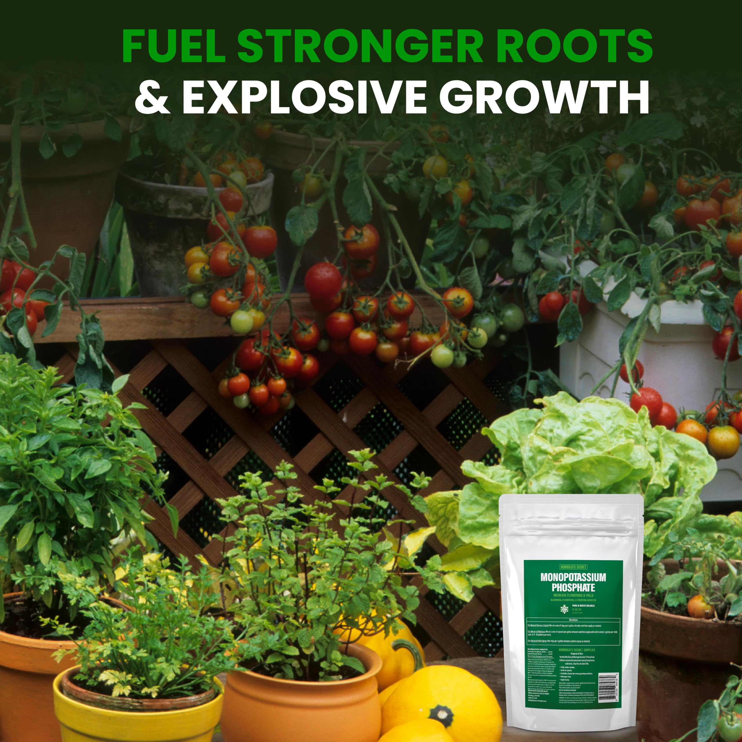 Humboldts Secret MKP precision-dosing-easy-mixing ensures consistent feeds.