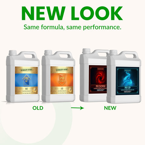 Humboldts Secret pH Up Down Kit pour demonstrates easy application for quick pH tuning.