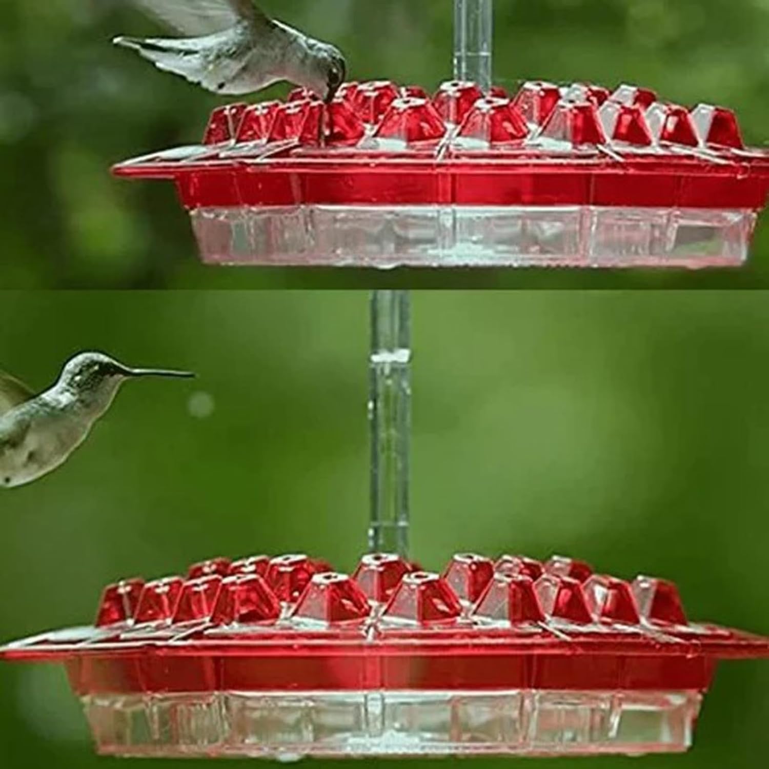 Hummingbird Feeder easy-fill lid for quick refills and cleaning