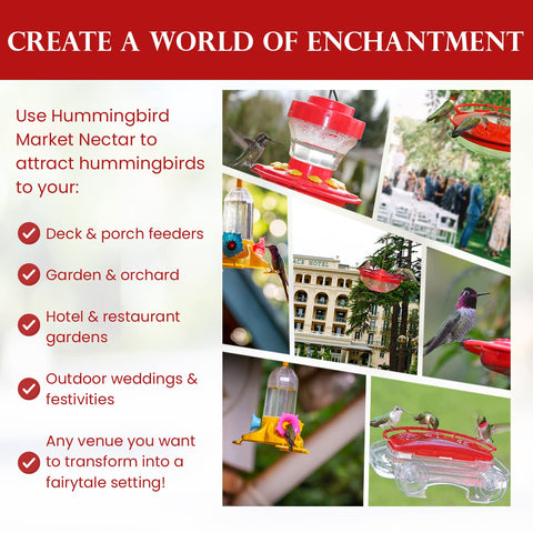 Hummingbird Market nectar powder designed for local hummingbirds and pollinators