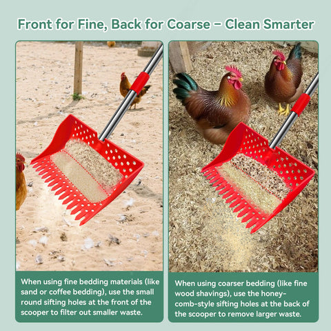HUMVMV multi-use tool doubles as a beach sand sifter.