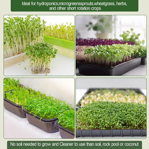 Humyoun eco-friendly grow pad: long roll that fits trays for home or commercial use