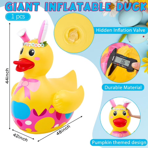 Hungdao easter duck suitable for both indoor and outdoor use in decor setups.