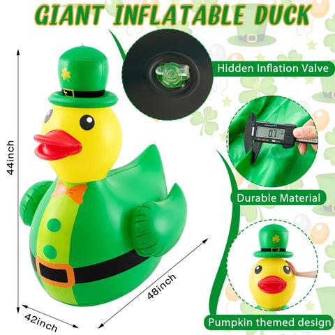 Indoor/outdoor Hungdao inflatable duck for versatile party decorations