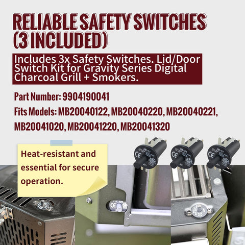 HunGrill electric wire kit provides complete wiring for easy, plug-and-play setup.