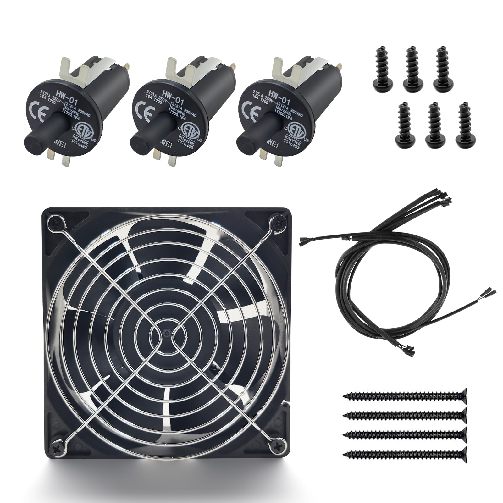 HunGrill replacement fan kit for Masterbuilt Gravity Series maintains optimal airflow.