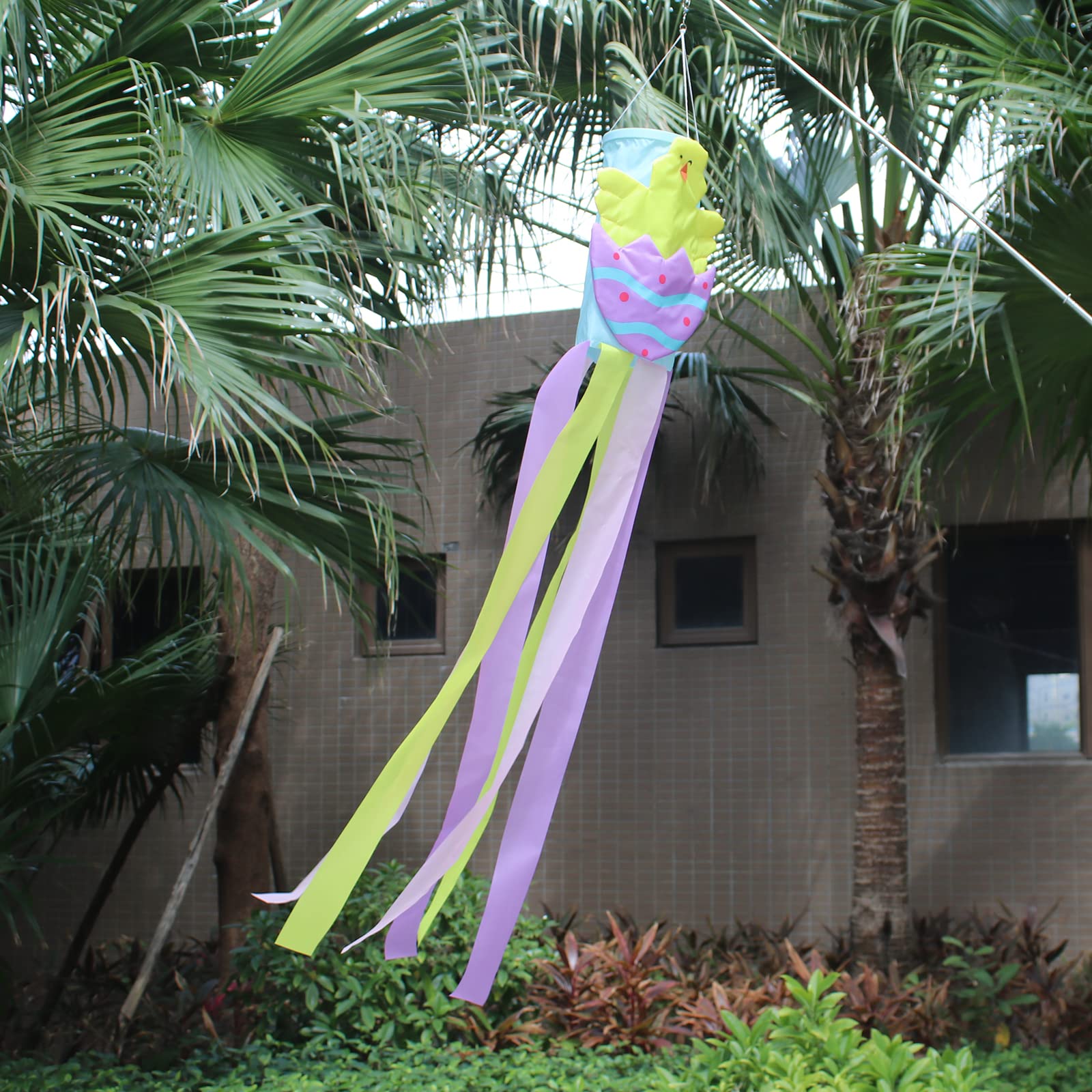 HUNGTOR 59in windsock adds playful motion to garden spaces