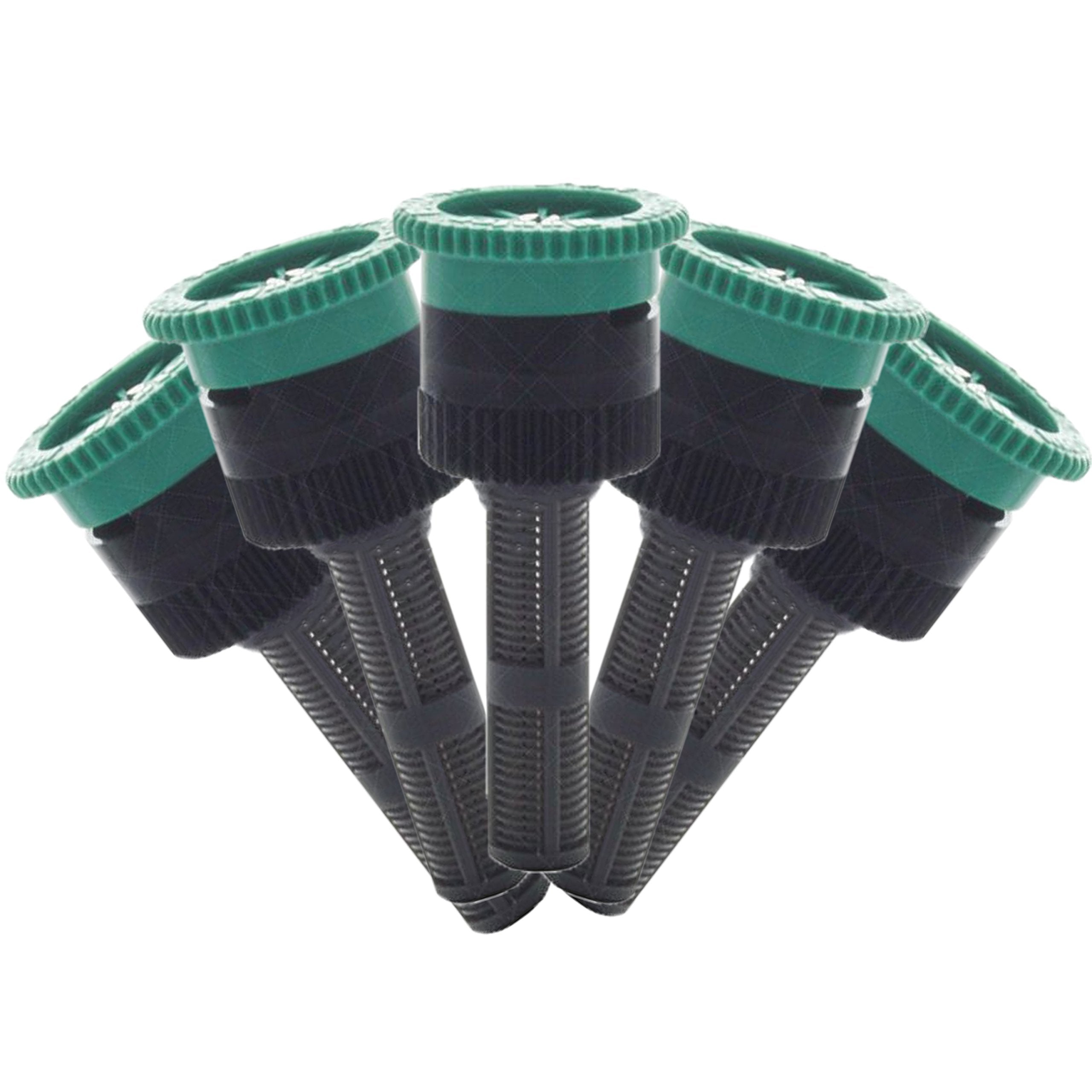 Hunter 4A Pro adjustable nozzle with 4 ft throw for lawn coverage.