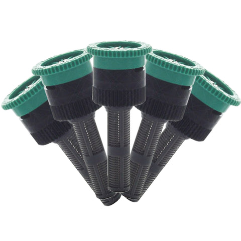 Hunter 4A Pro adjustable nozzle with 4 ft throw for lawn coverage.