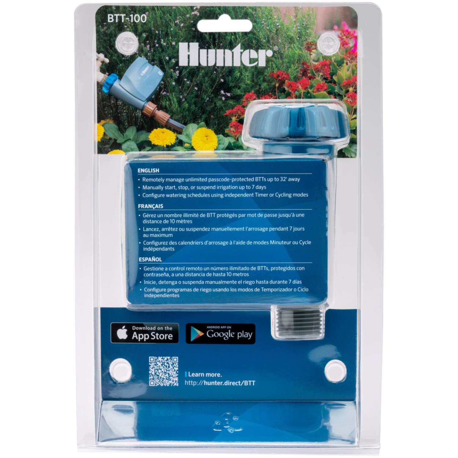Hunter BTT drip irrigation and containers benefit from precise scheduling