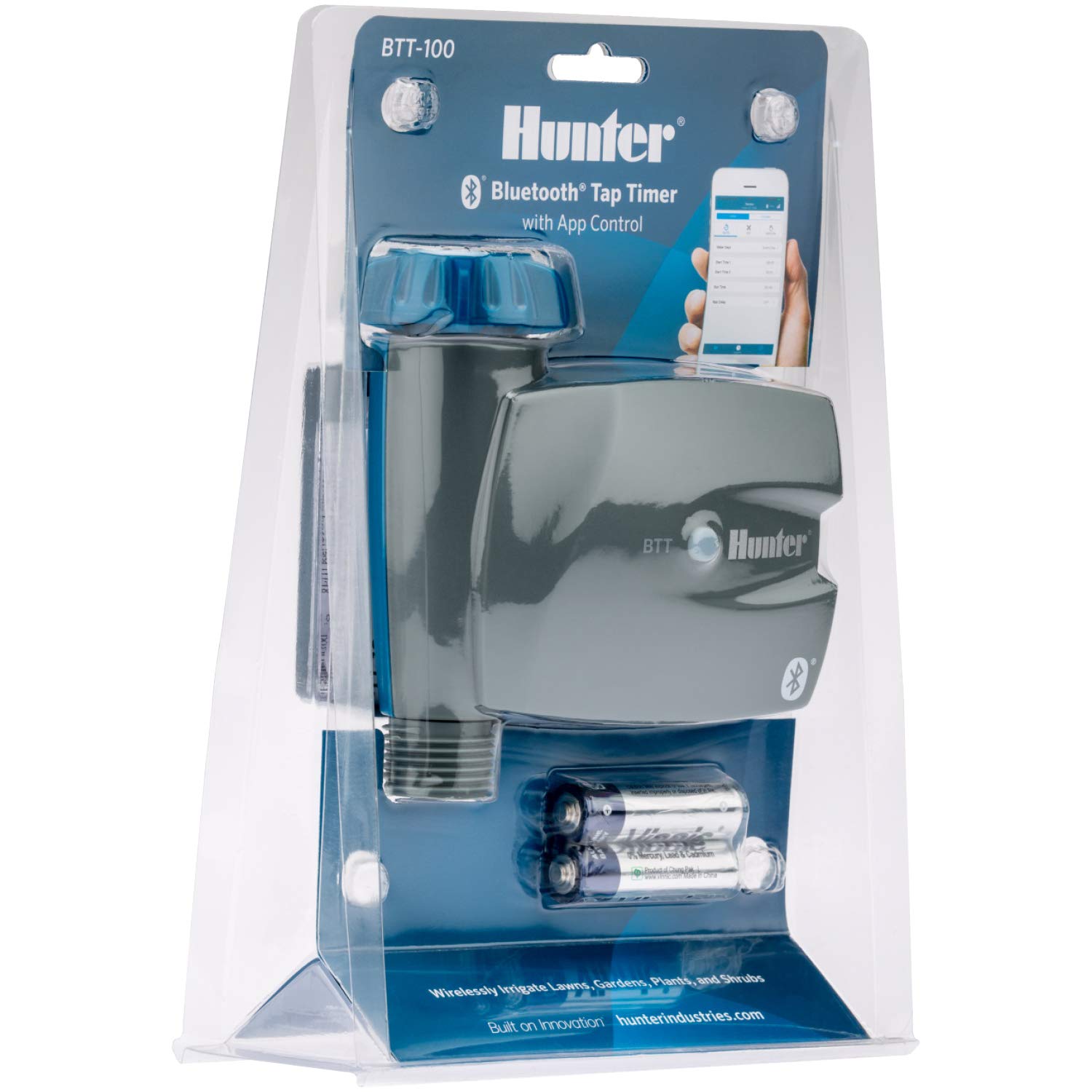 Hunter BTT off-grid garden setup powered without outlets