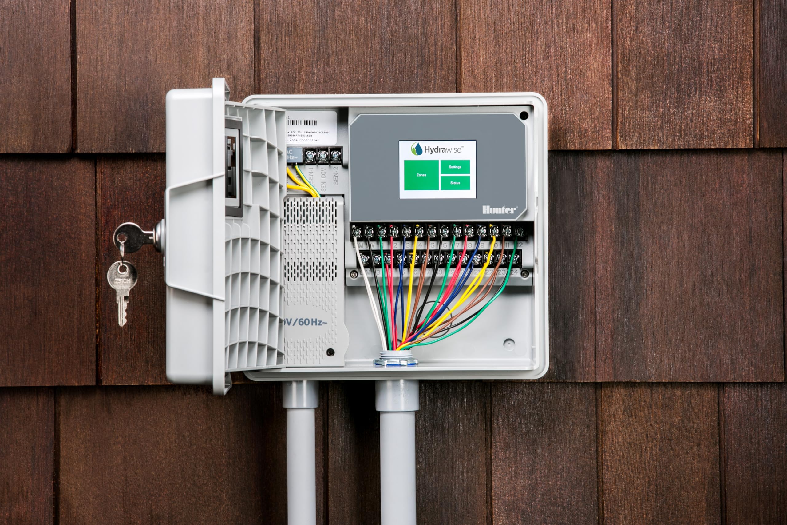 Six start times per zone on Hydrawise Pro-HC for flexible scheduling.