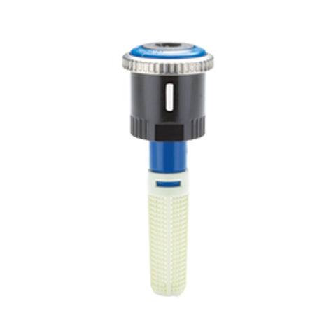 Hunter MP Rotator sprinkler head with adjustable 22-30 ft radius for efficient irrigation.