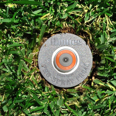 Hunter MP800SR low precipitation rate helps reduce overspray in tight beds