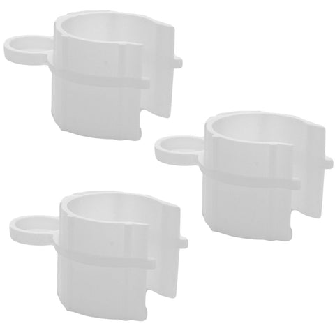 Hunter nozzle insertion collar pack showing three collars for easy nozzle changes