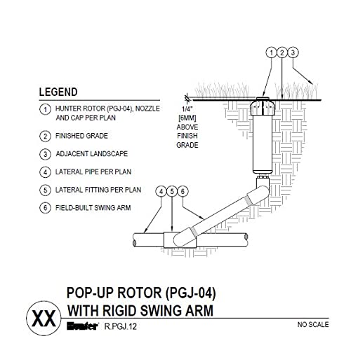 Hunter PGJ-04 gear-driven design reduces wear and clogs for lasting performance.