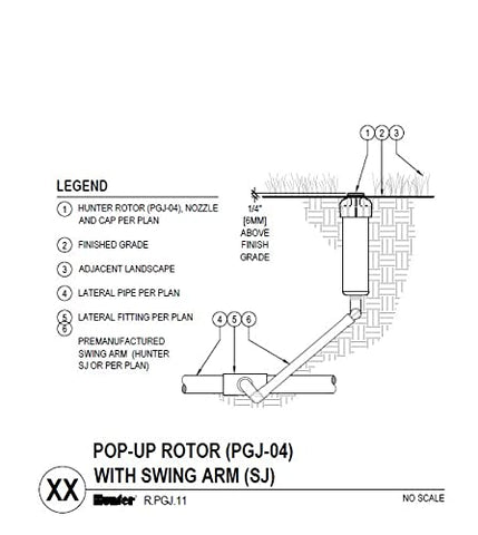 Hunter PGJ-04 compact ½ inch inlet fits tight layouts and upgrades existing systems.