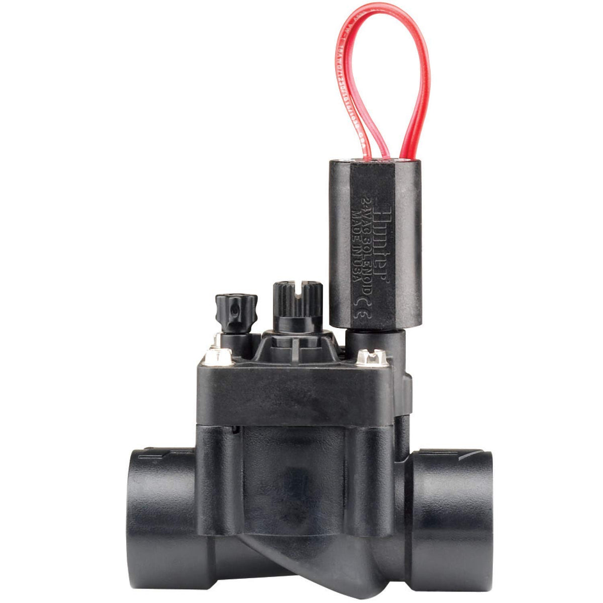 Hunter PGV 1in sprinkler valve top view for easy maintenance