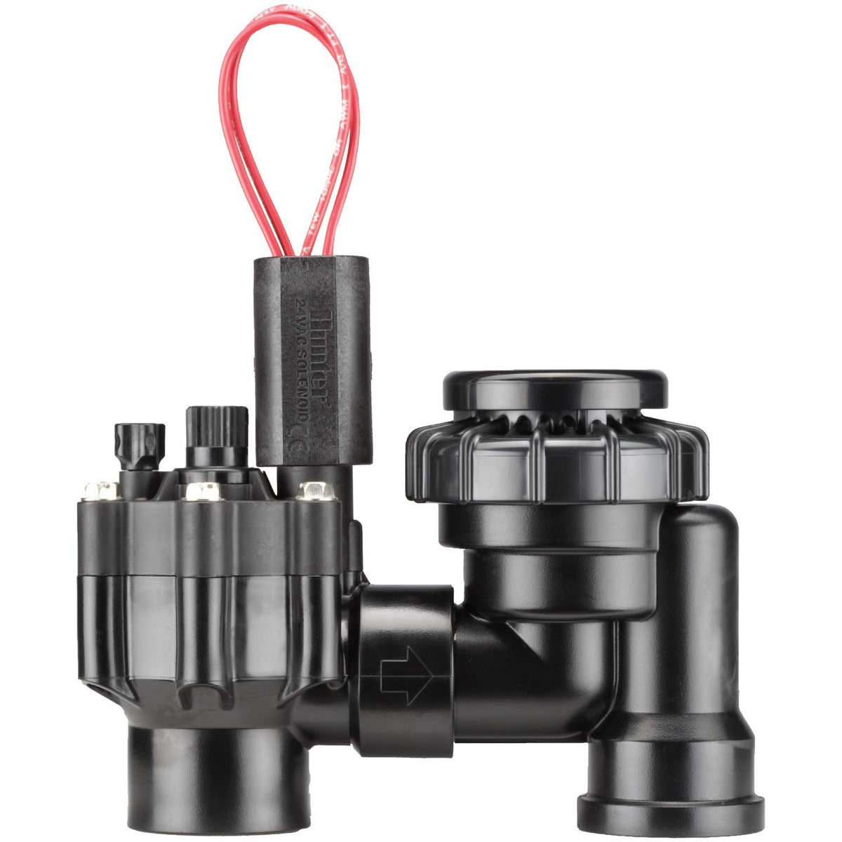 Hunter PGV-ASV anti siphon valve demonstrating integrated backflow protection for irrigation systems.