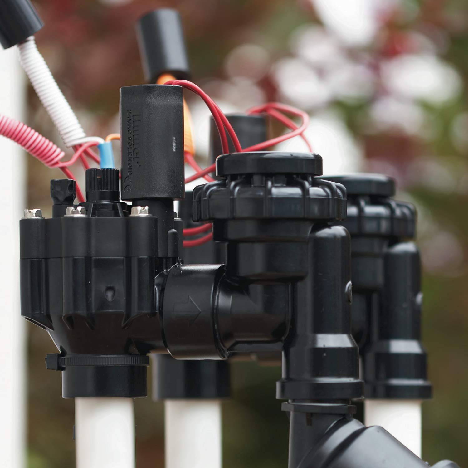 Hunter PGV-ASV flow control knob enabling precise zoning for lawns and gardens.