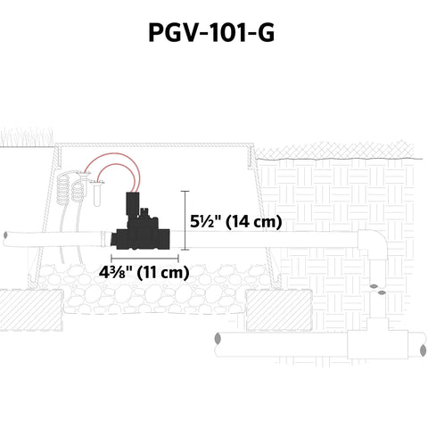 Hunter PGV101G valve bleed operation demonstrates quick activation for maintenance.