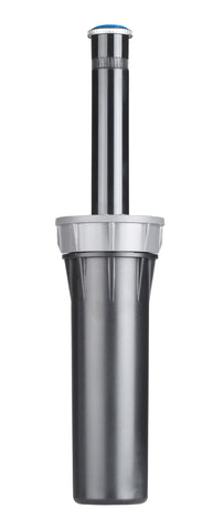 Hunter PRS40 4in pop-up sprinkler body with gray cap for even turf coverage