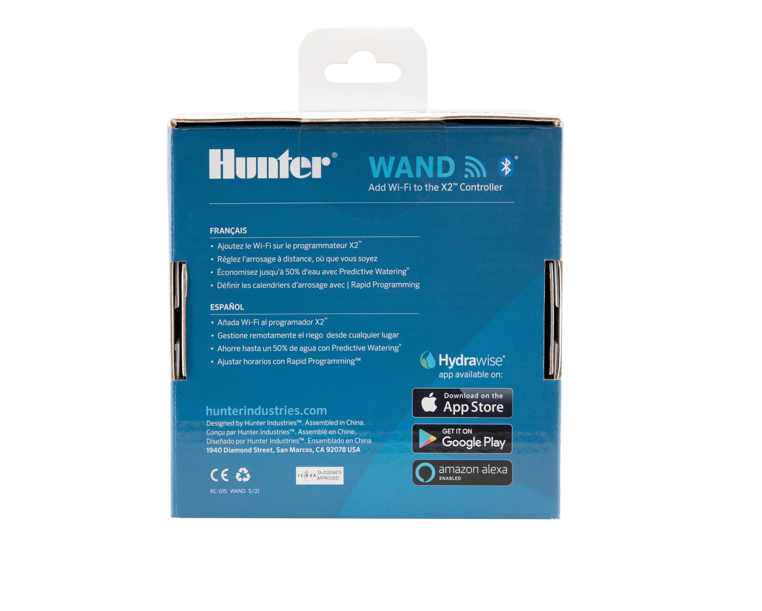 Hunter WAND real-time alerts and diagnostics protect your landscape.