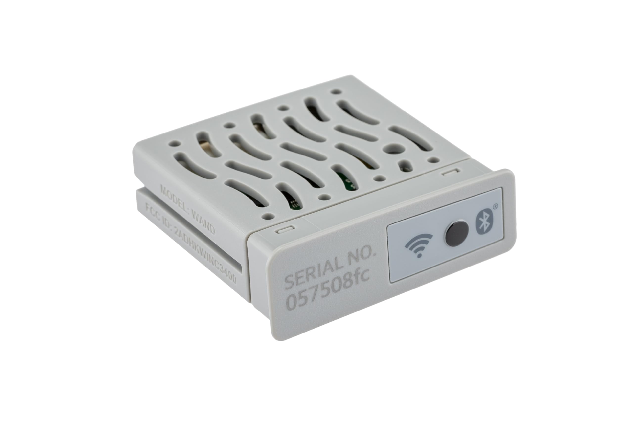 Hunter WAND smart wifi module setup showing 2.4GHz WiFi and Bluetooth pairing.