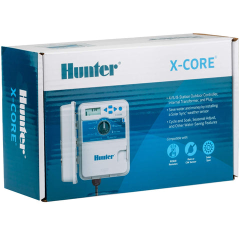 Hunter X-Core XC400 start-time program supports flexible watering