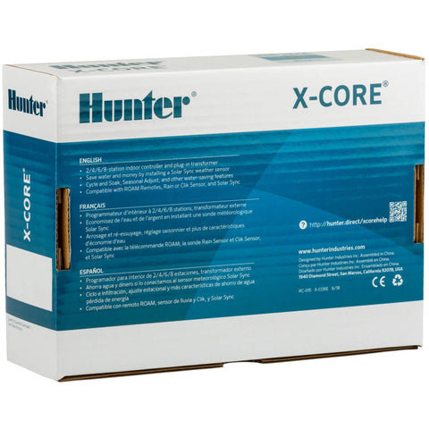 Hunter X-Core XC400I seasonal adjust dial helps fine-tune watering across seasons.