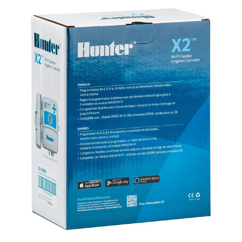 Rugged outdoor X2 design with backlit display improves visibility in sun or rain.